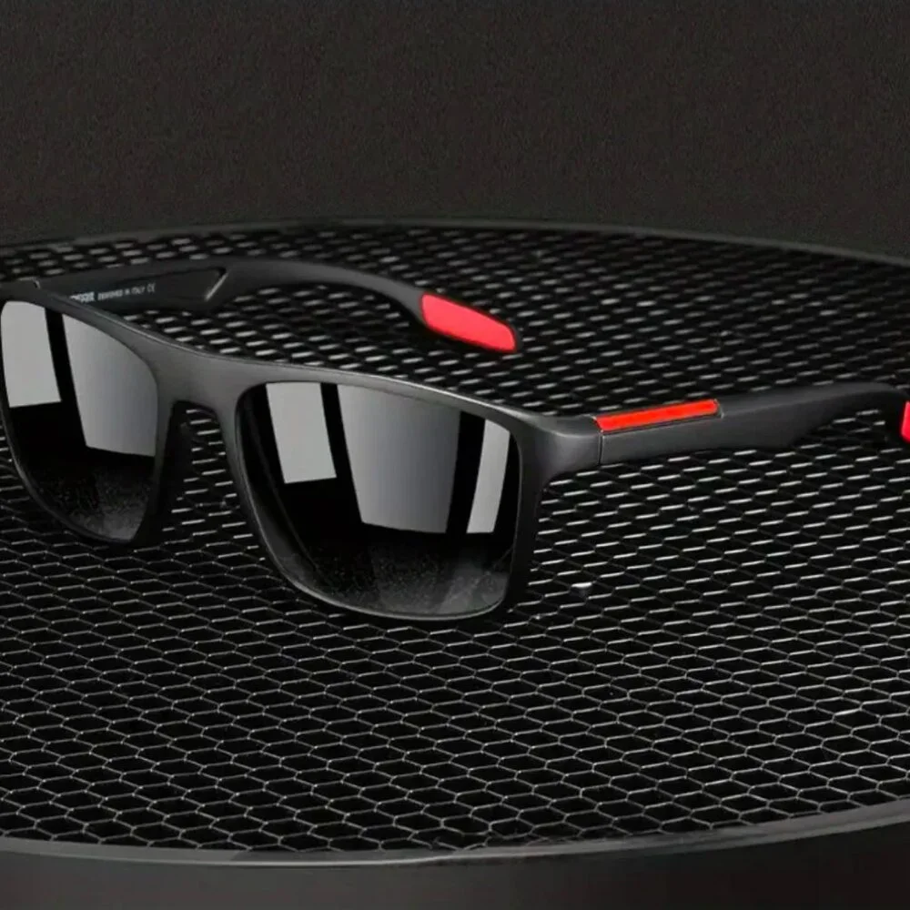 Polarized Sunglasses Men Outdoor Sports Driving Fishing Trendy Shades Square New